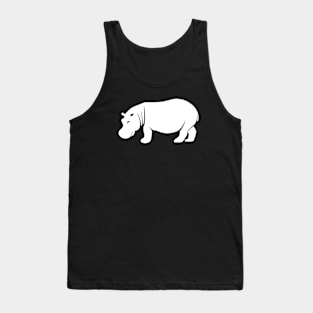 Hippo Silhouette Tank Top